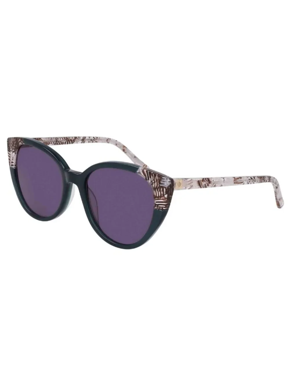 ANNE KLEIN UPLIFTING ROUNDED CAT-EYE SUNGLASSES